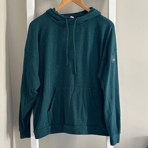 Alo Yoga Alolux Cozy Hoodie in Galactic Teal